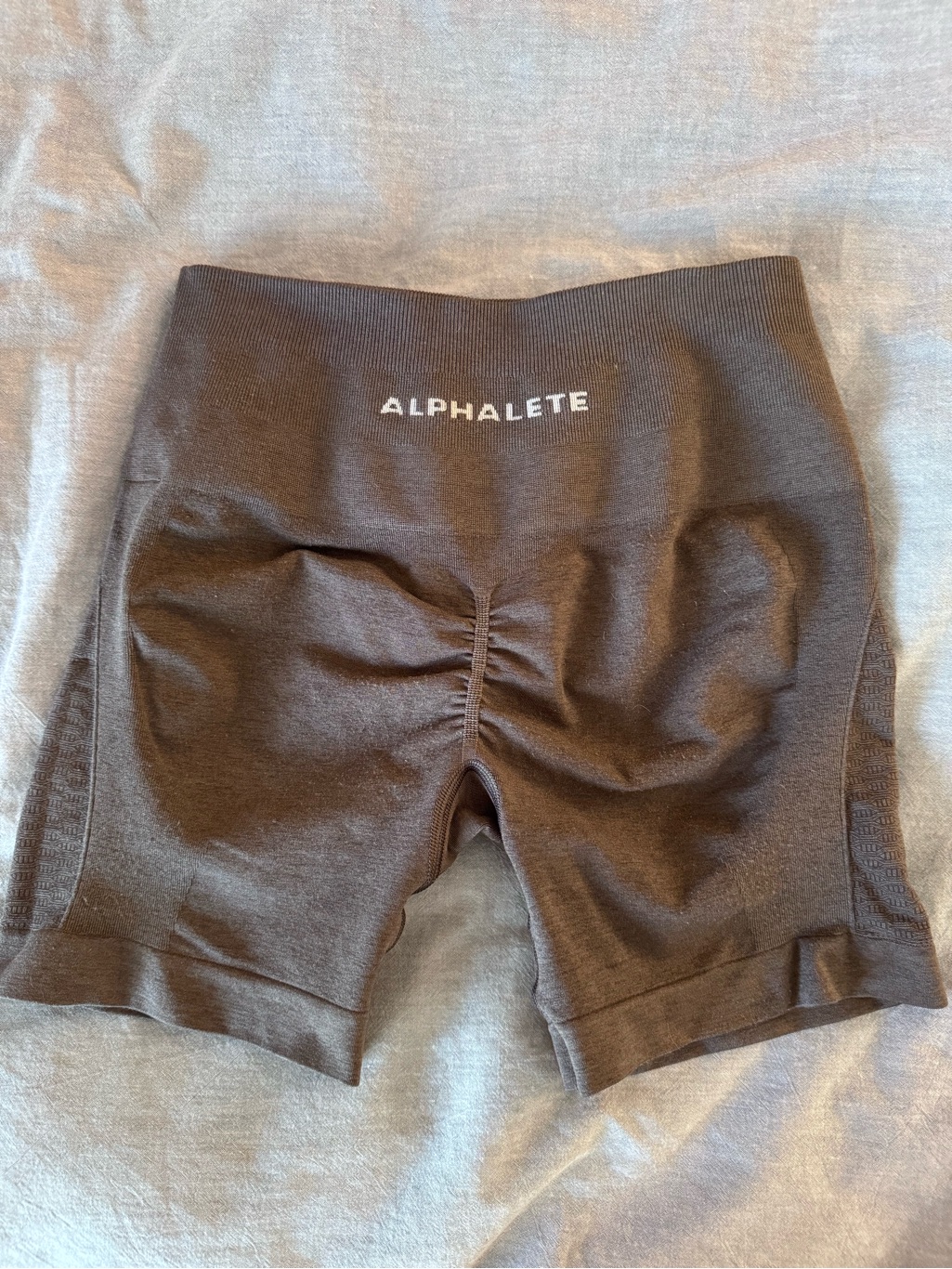 Alphalete Contour Ultra-High Rise Short - Pewter Small